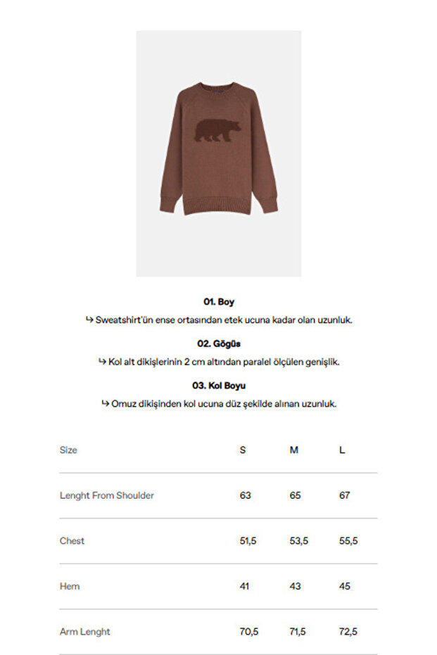 İmparator Penguen Triko Crew Neck Sweater - Bej - 3