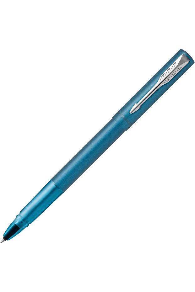 قلم حبر جاف Vector XL - أزرق-أخضر معدني على نحاس، رأس رفيع، يتضمن حبرًا أسود