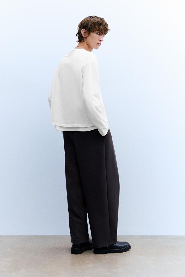 Çift kat uzun kollu tişört - 3