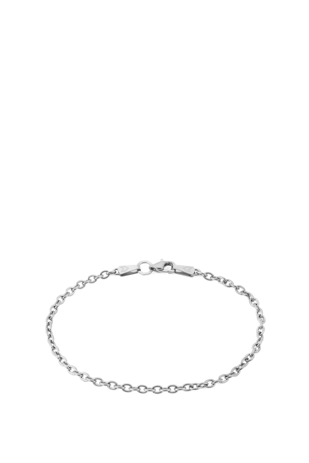 Gümüş Kaplama Cable Bileklik - 1