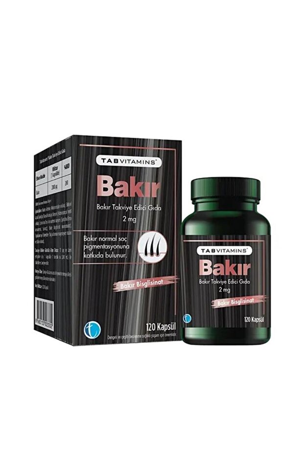Tabvitamins Bakır 120 Kapsül - 1