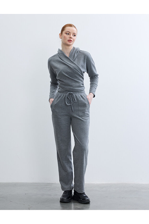 KOPUSONLU KRUVAZE KAPAMA ORME BLUZ - 2