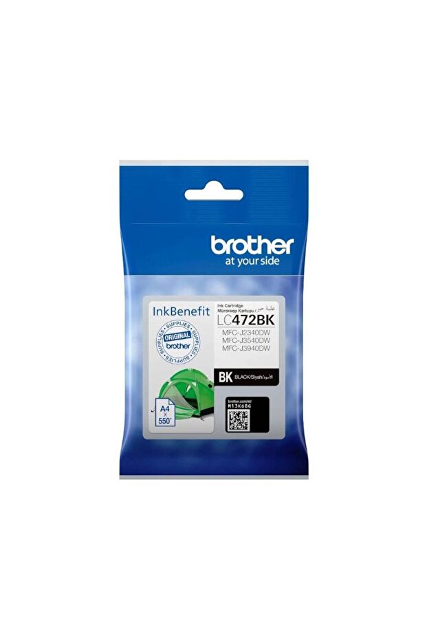 LC472 Black Ink Cartridge – Standard Yield, ~550 Pages