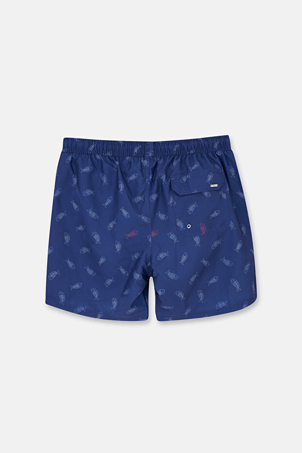 Multicolor Kılçık Balık Des. Orta Şort - 2