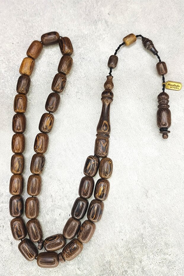 Mustafa Uysal Handcrafted High-End Wenge Wood Prayer Beads