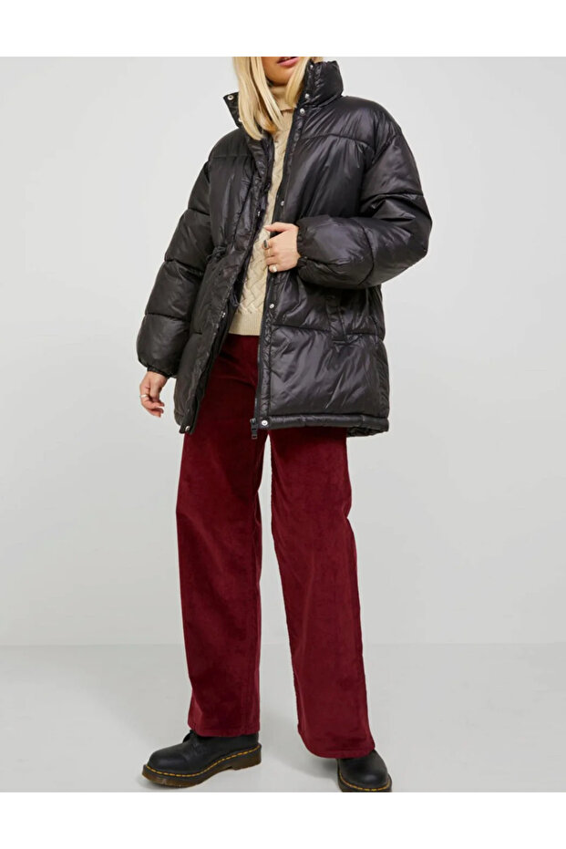 Oversized Jacket, Black - 1