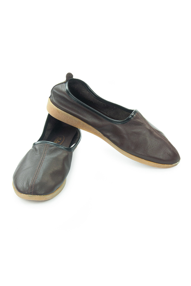 Genuine Cowhide Hajj Umrah Tawaf Shoes with Rubber Soles Comfortable and Durable Suitable for External Use a