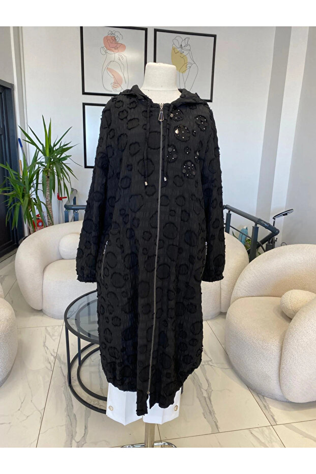 قبعة مبطنة بنقاط بولكا دوت مقاس كبير - 3