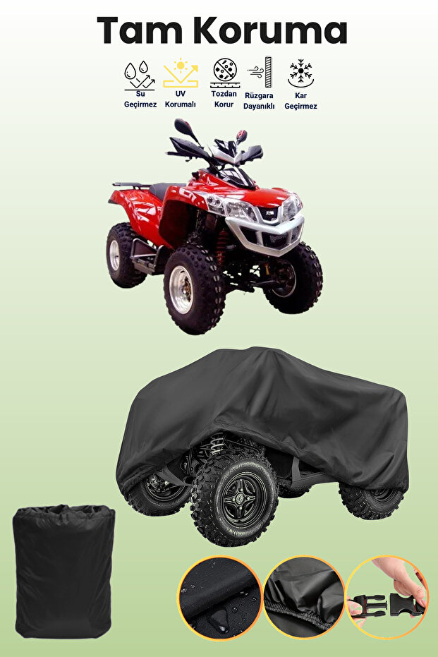 Black Sym Quadlander Atv Cover, Atv Protective Cover