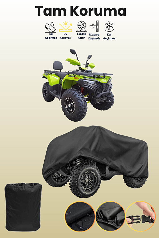 Black Apachi Titan 450 Atv Cover, Atv Protective Cover