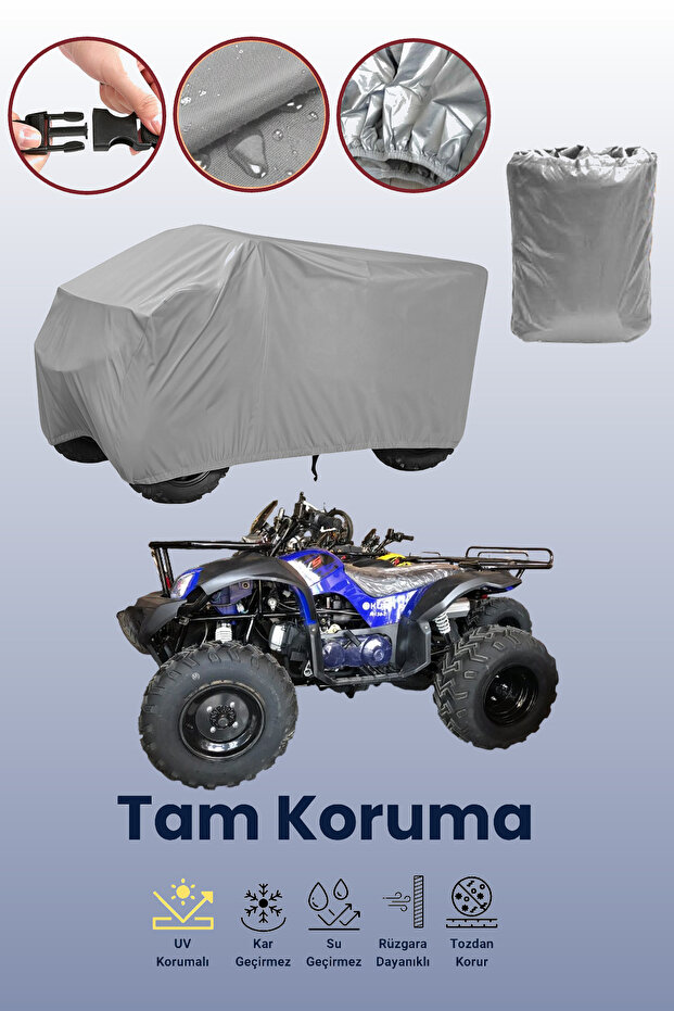 Grey Kuba M150 Atv Cover, Atv Protective Cover