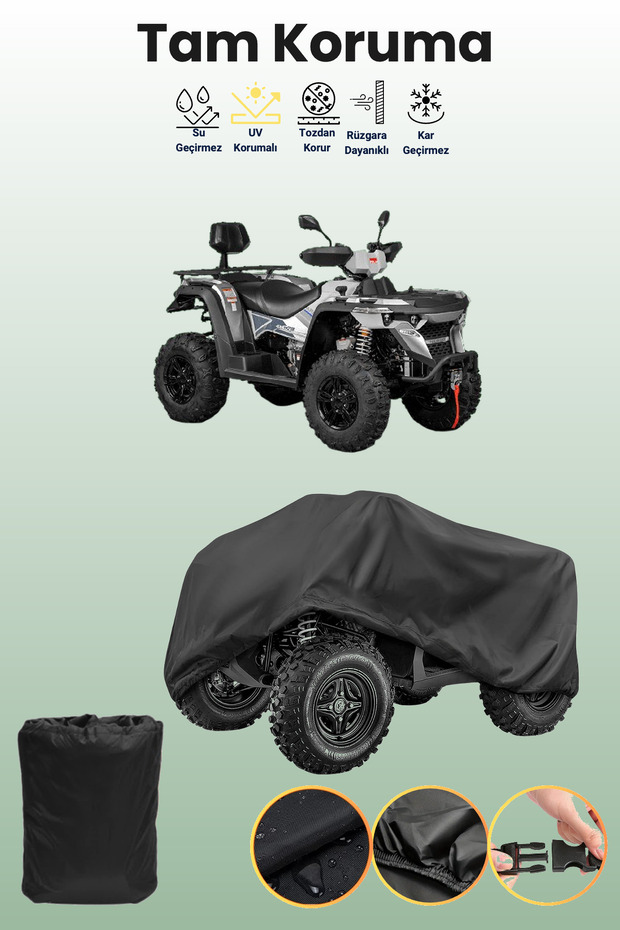Black Kuba Alterra 580 Atv Cover, Atv Protective Cover