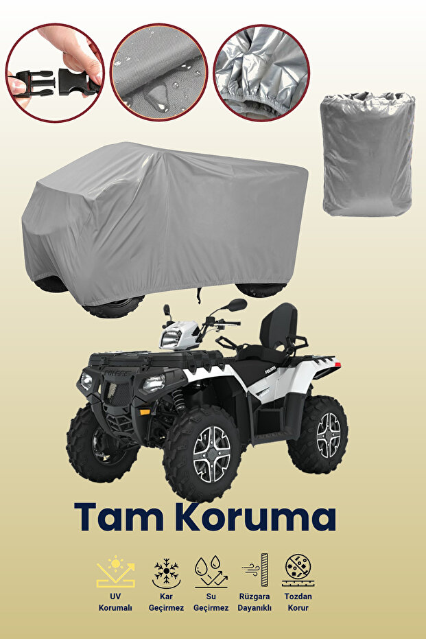 Grey P.Olaris Sportsman Trg Xp 1000 Atv Cover, Atv Protective Cover