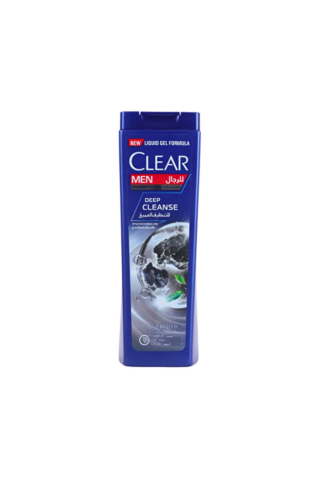 Men Anti Dandruff Shampoo Deep Cleanse Shampoo With Activated Charcoal and Mint- 400ml