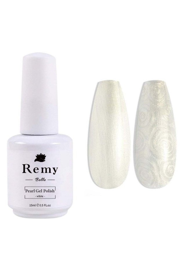 Pearl Gel Nail Polish 15ML Pearlescent White Soak Off UV LED Gel DIY at Home