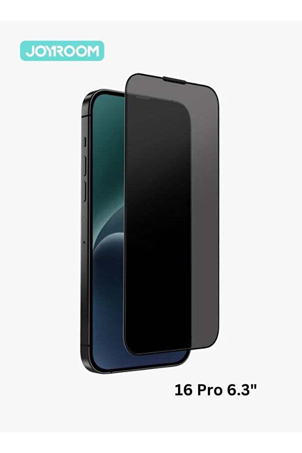 iPhone 16 Pro 6.3" Privacy Tempered Glass Screen Protector - Black