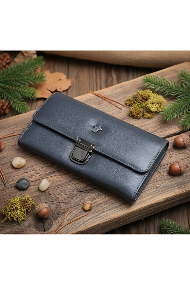100% Genuine Leather Waiter's Wallet Check Wallet