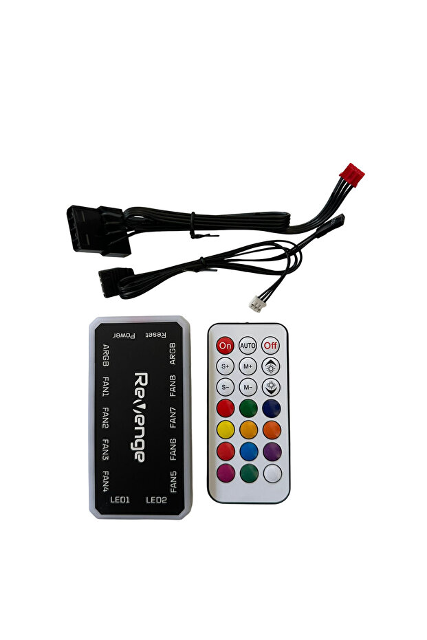 Argb Fan Controller Compatible with 6 Pin Fans Controlled Motherboard Connected Hub Controller Control Set - 1