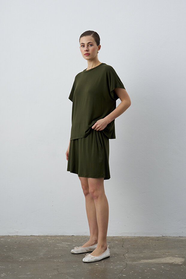 Kate Kısa Kollu Basic Tshirt - 4