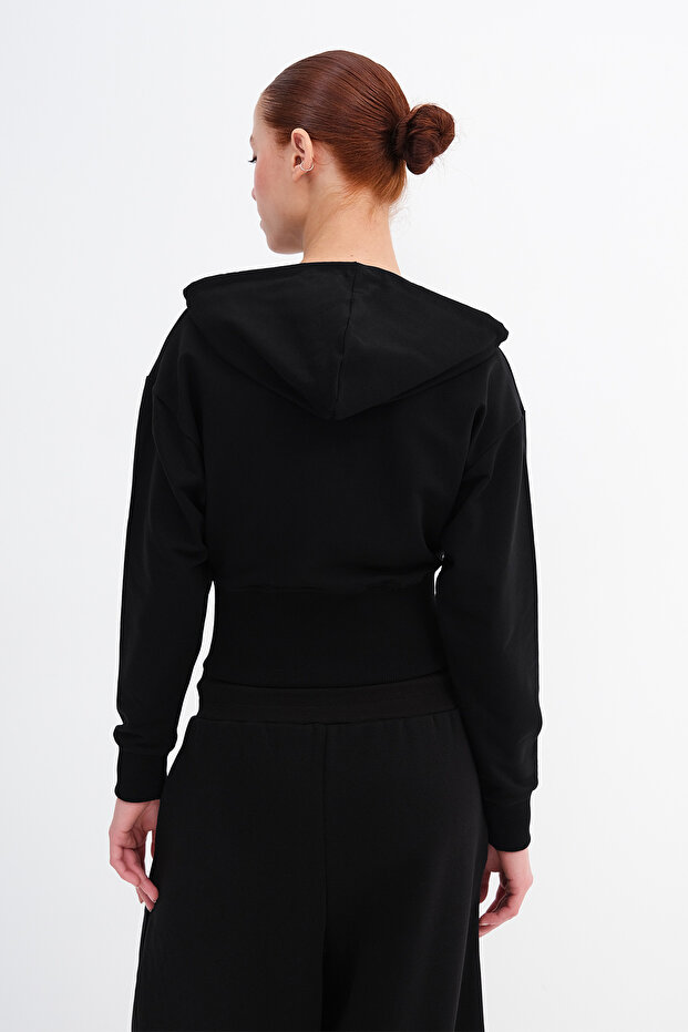 Kapüşonlu Modal Sweatshirt H12435 - 6