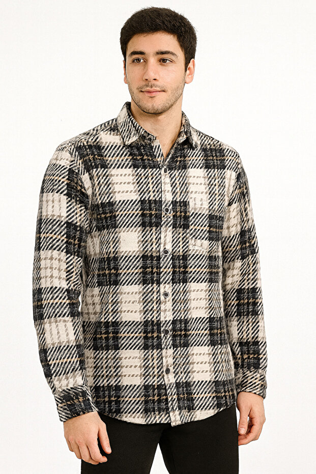 Erkek Kalın Gömlek - 1