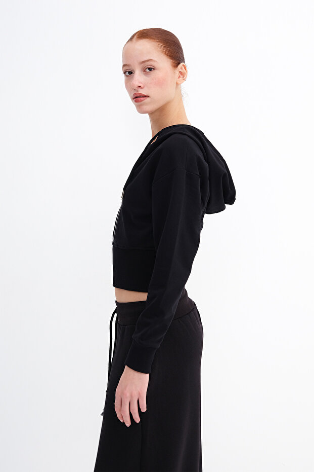 Kapüşonlu Modal Sweatshirt H12435 - 5