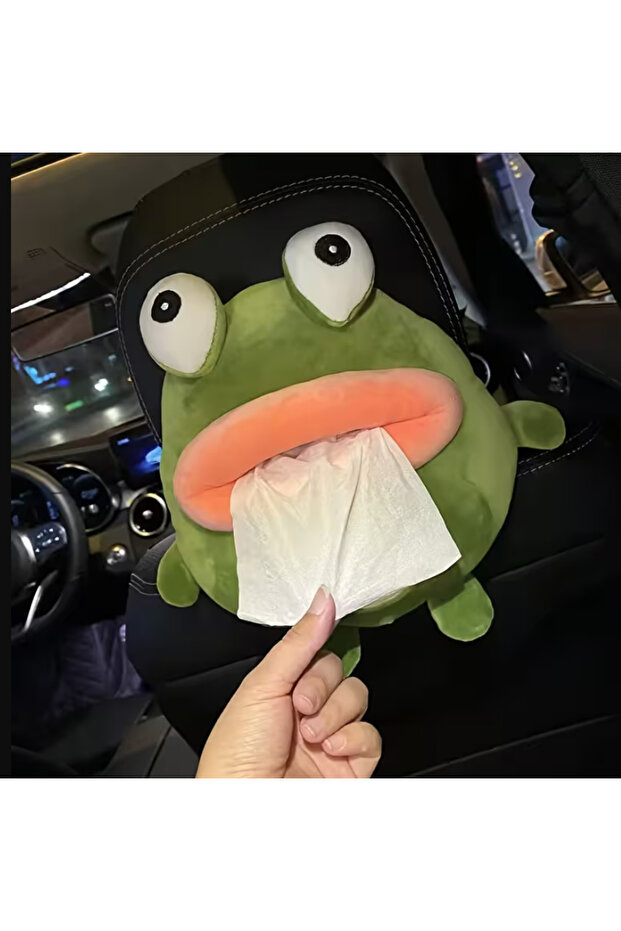 Car Interior Hanging Duck Napkin Holder Wet Wipe Dispenser Napkin Wet Wipe Box Accessory for Car