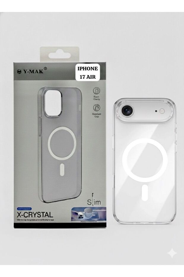 iPhone 17 Air Hard Slim MagSafe Case – Clear