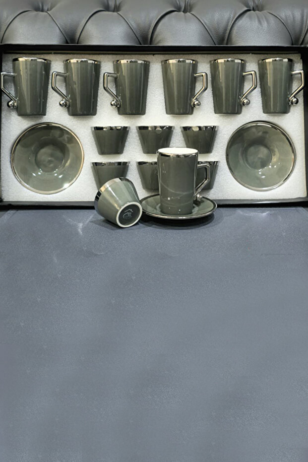 طقم فناجين قهوة بتصميم مميز - 4