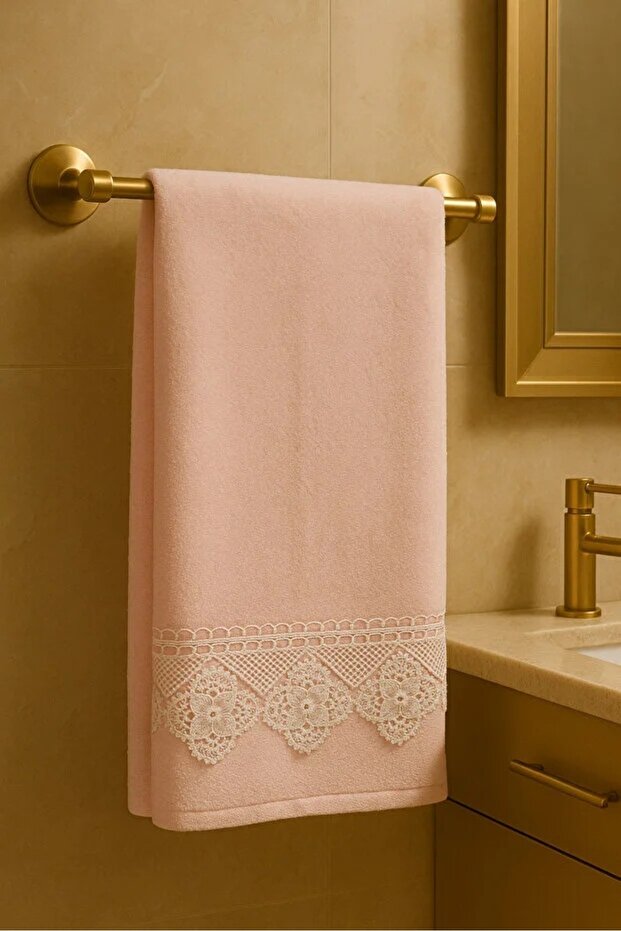 Ottoman Needlework Towel Dowry Coverlet 50*90 Velvet