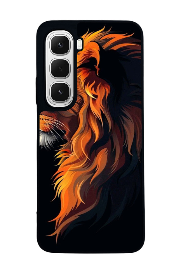 Infinix Hot 60 Matte Compatible Black Case – Soft Silicone, Protective, Shock-Absorbing Cover