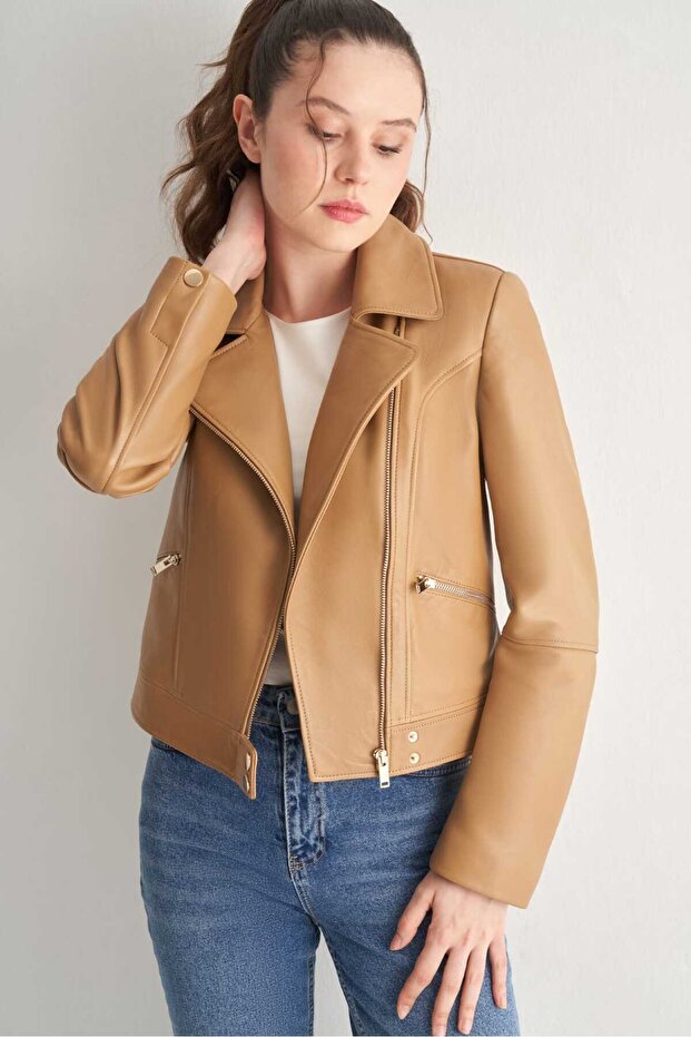 Kısa Deri Ceket - 2