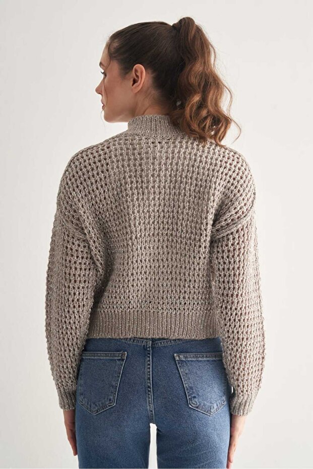 Pırıltılı Mini Hırka - 4