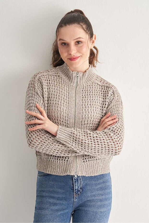 Pırıltılı Mini Hırka - 1