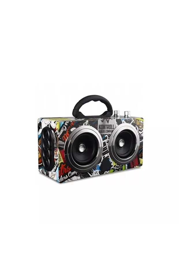 Boxa Wireless portabila, model retro, Gonga® Multicolor