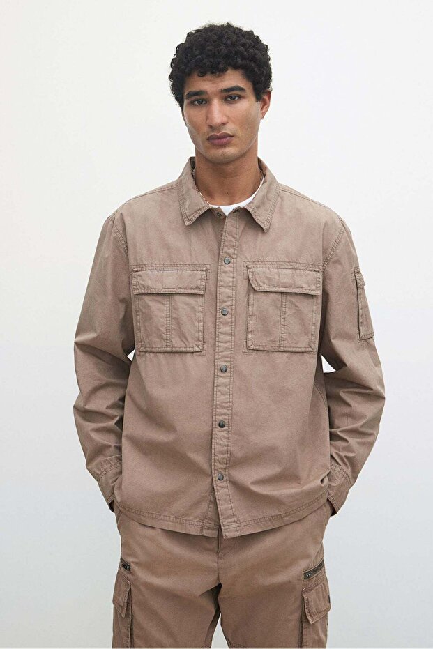 Regular Fit Utility overshirt - 2