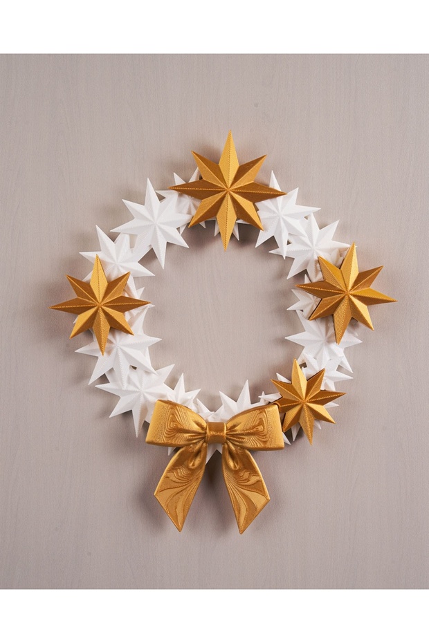 Yılbaşı Kapı Süsü - Yıldızlı - 1