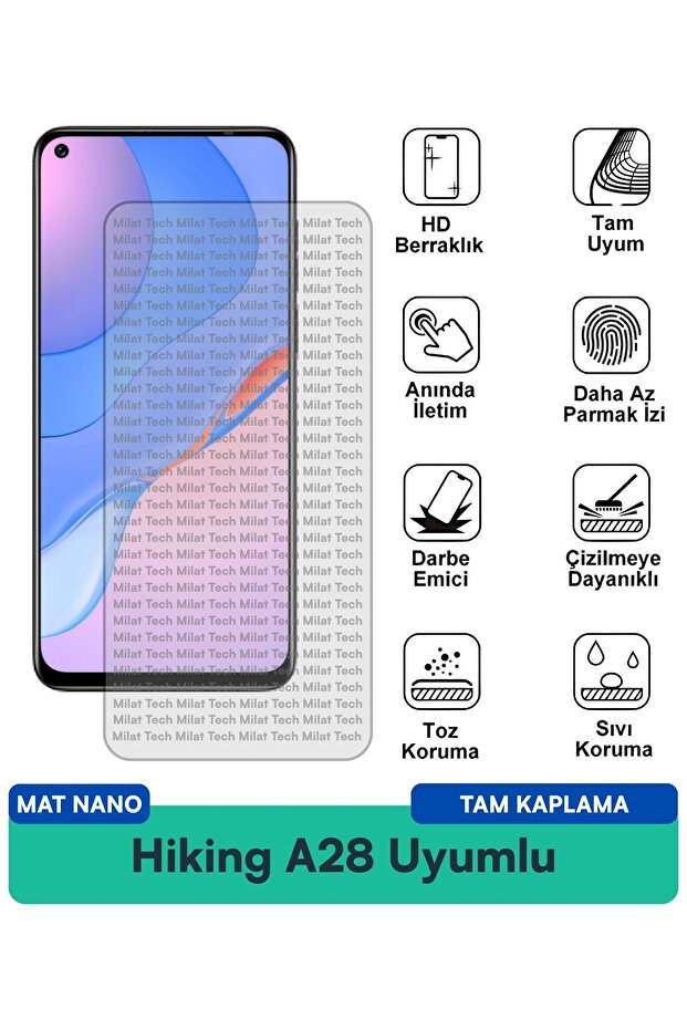 طبقة حماية للشاشة من نوع Hiking A28 Mat Nano مقاومة للخدوش والصدمات