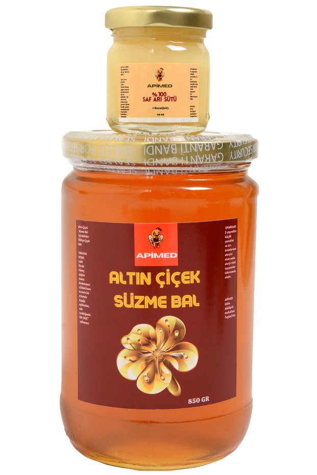 Golden Flower Stinging Flower Honey (850Gr) and Royal Jelly (40Gr)