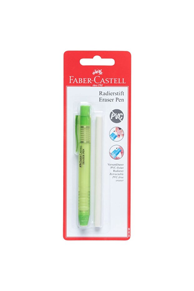 ممحاة ميكانيكية تعمل بالضغط على زر، مع عبوة إعادة تعبئة - 3