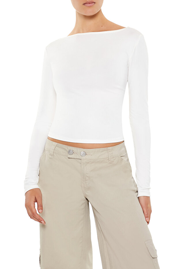 Sırt Detaylı Bluz - 3