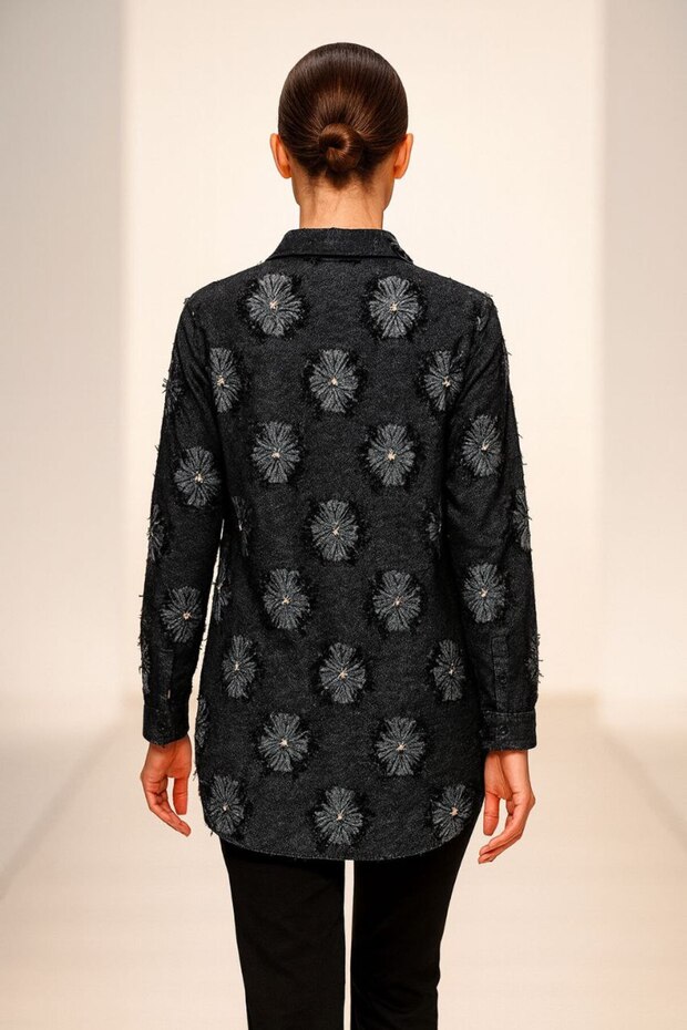 KADIN OVERİSİZE GÖMLEK - 2