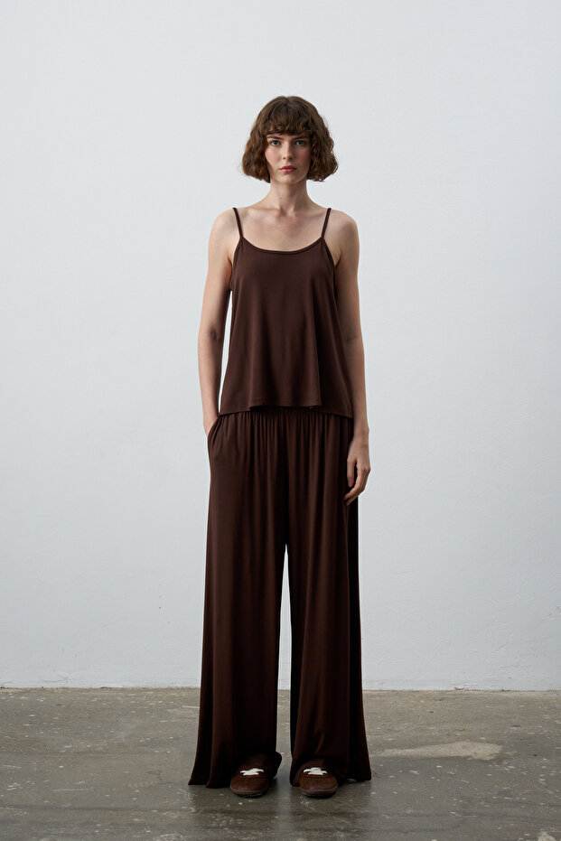 Mono Basic Dökümlü Pantolon - 1