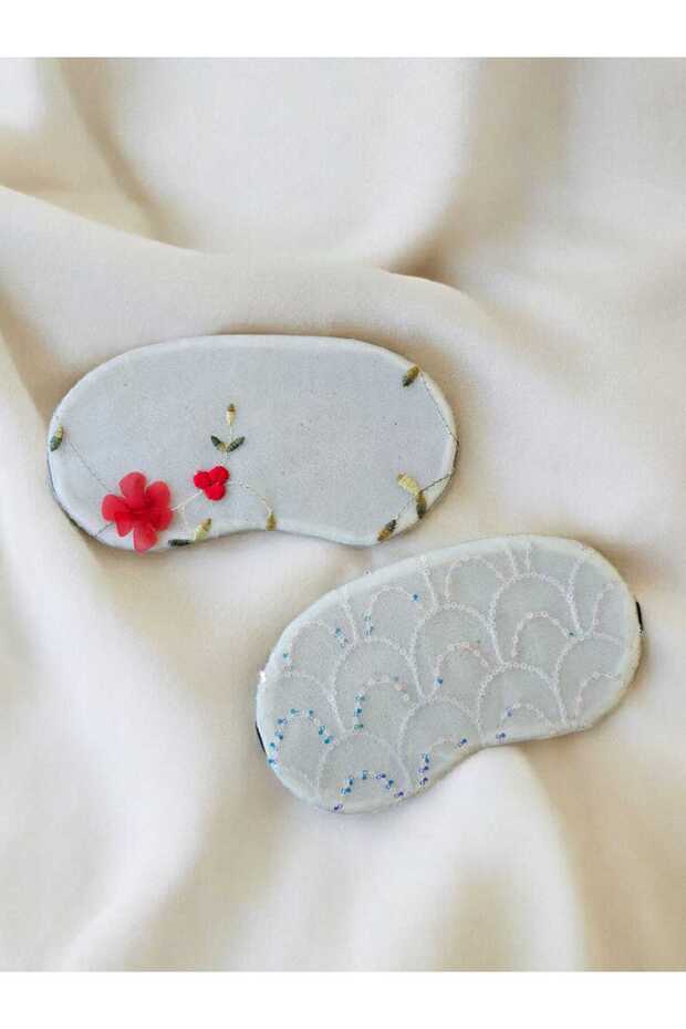 2-Pack Embroidered Sleep Band, Eye Mask, Travel Eye Mask, Sleep Goggles Yoga Eye Mask, New Bride Sleep Band