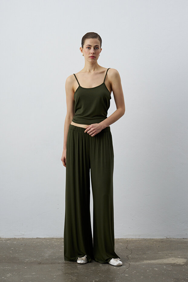 Mono Basic Dökümlü Pantolon - 2