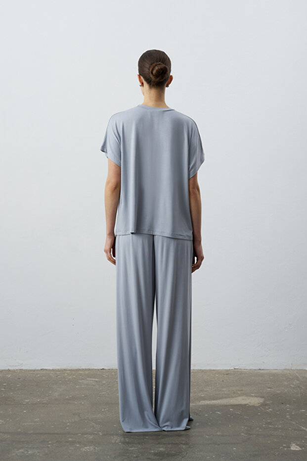 Mono Basic Dökümlü Pantolon - 8