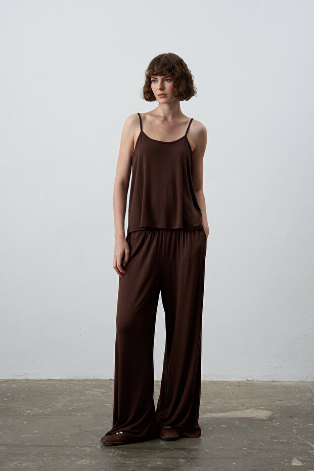 Mono Basic Dökümlü Pantolon - 6