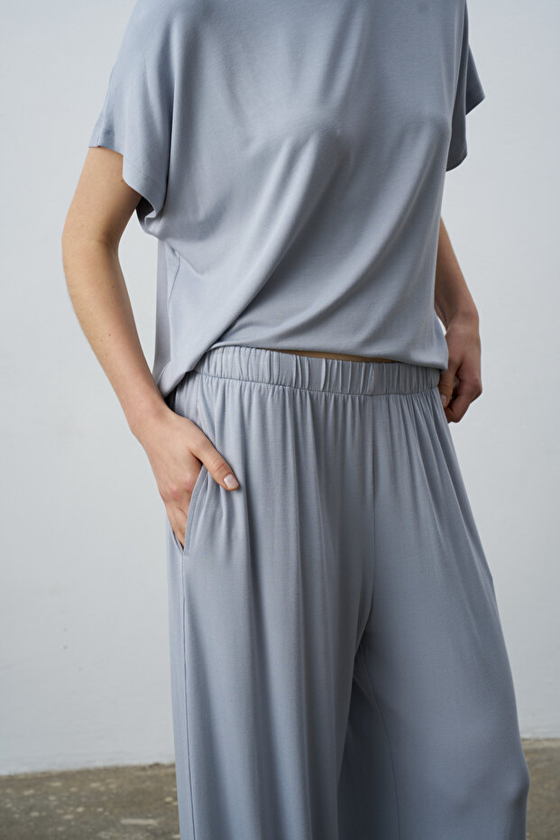 Mono Basic Dökümlü Pantolon - 5