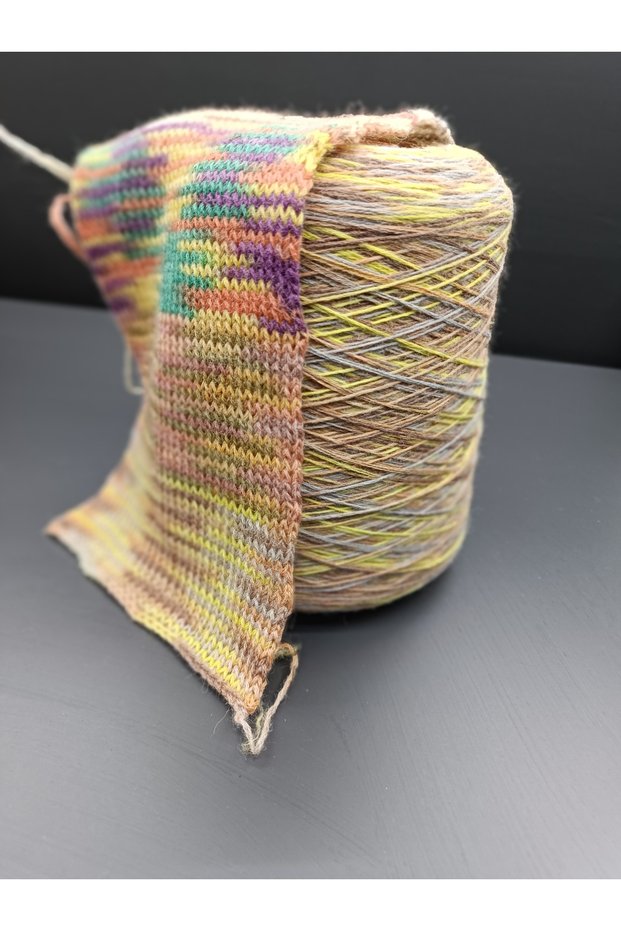 100% Merino Hand Knitting Yarn 300 Gr Colored