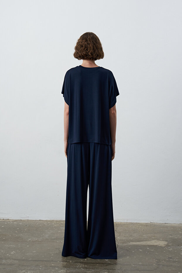 Mono Basic Dökümlü Pantolon - 7